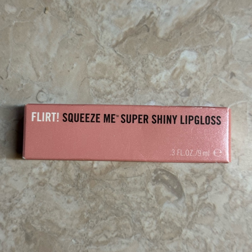 Flirt! Cosmetics Squeeze Me Super Shiny Lip Gloss 35 Pinkster Pink New in Box
